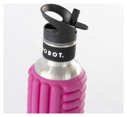 Bouteille de sport - Mobot - Fonction 2 en 1 rouleau de massage - Noir