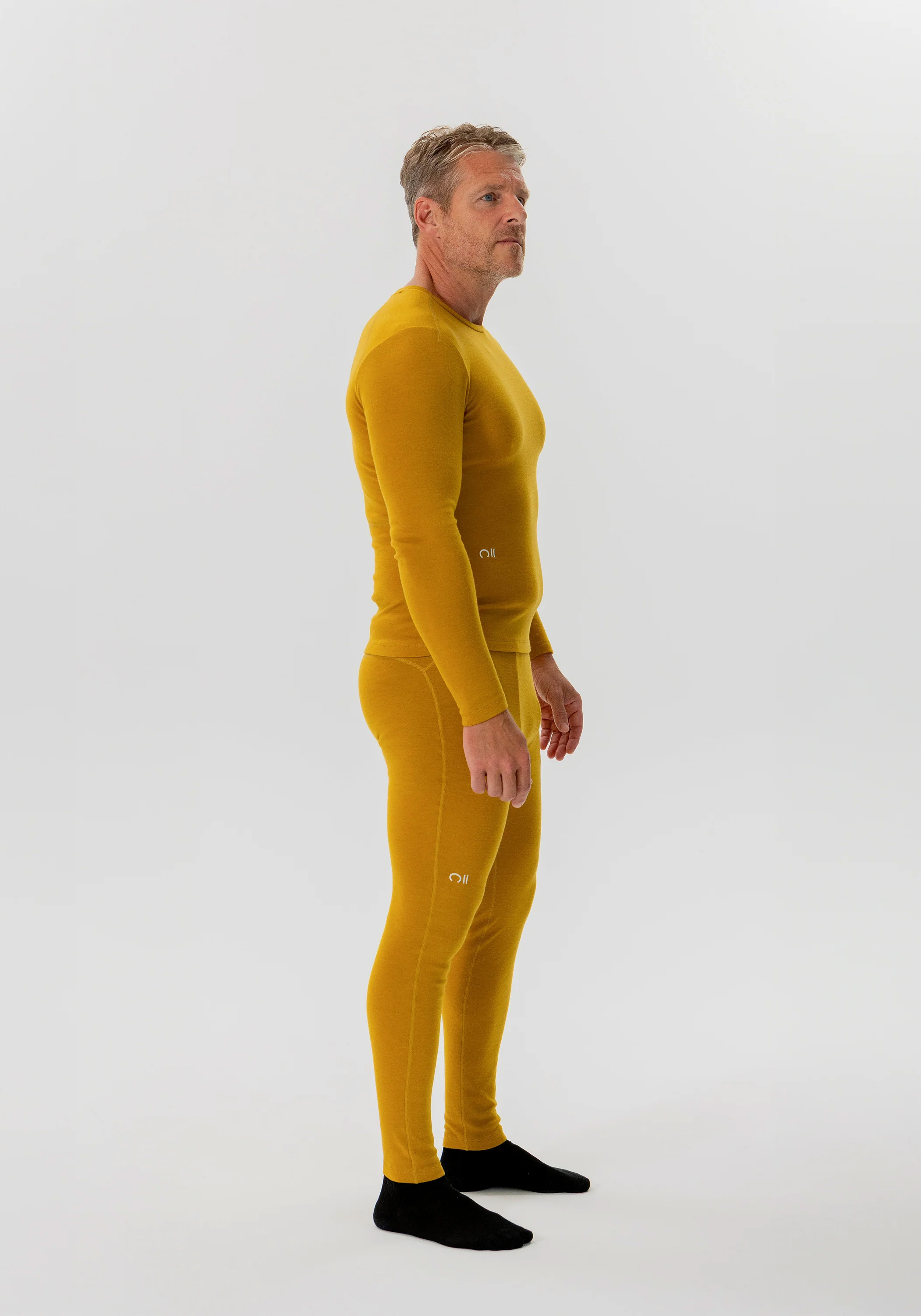 Rotauf Herren-Longsleeve Eco Merino 200 Amber
