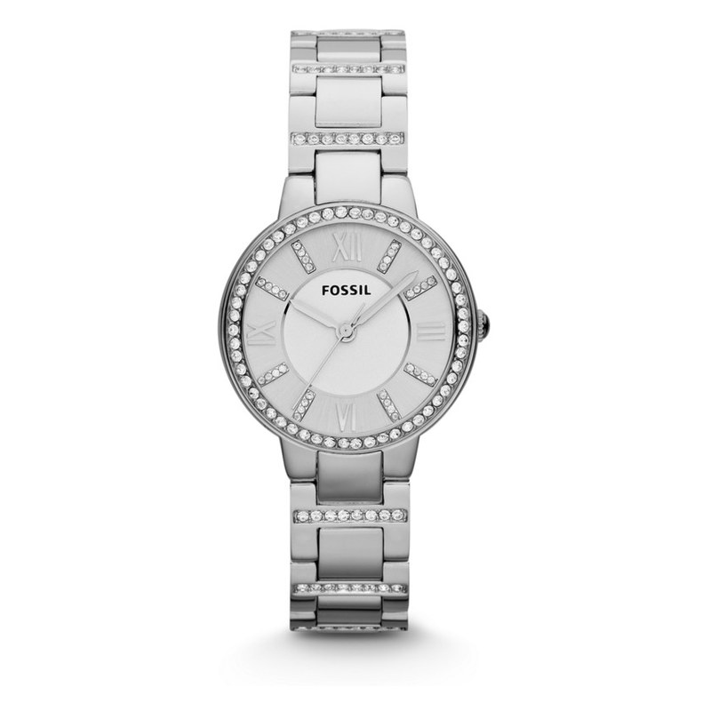 Montre Fossil femme boitier et bracelet acier
