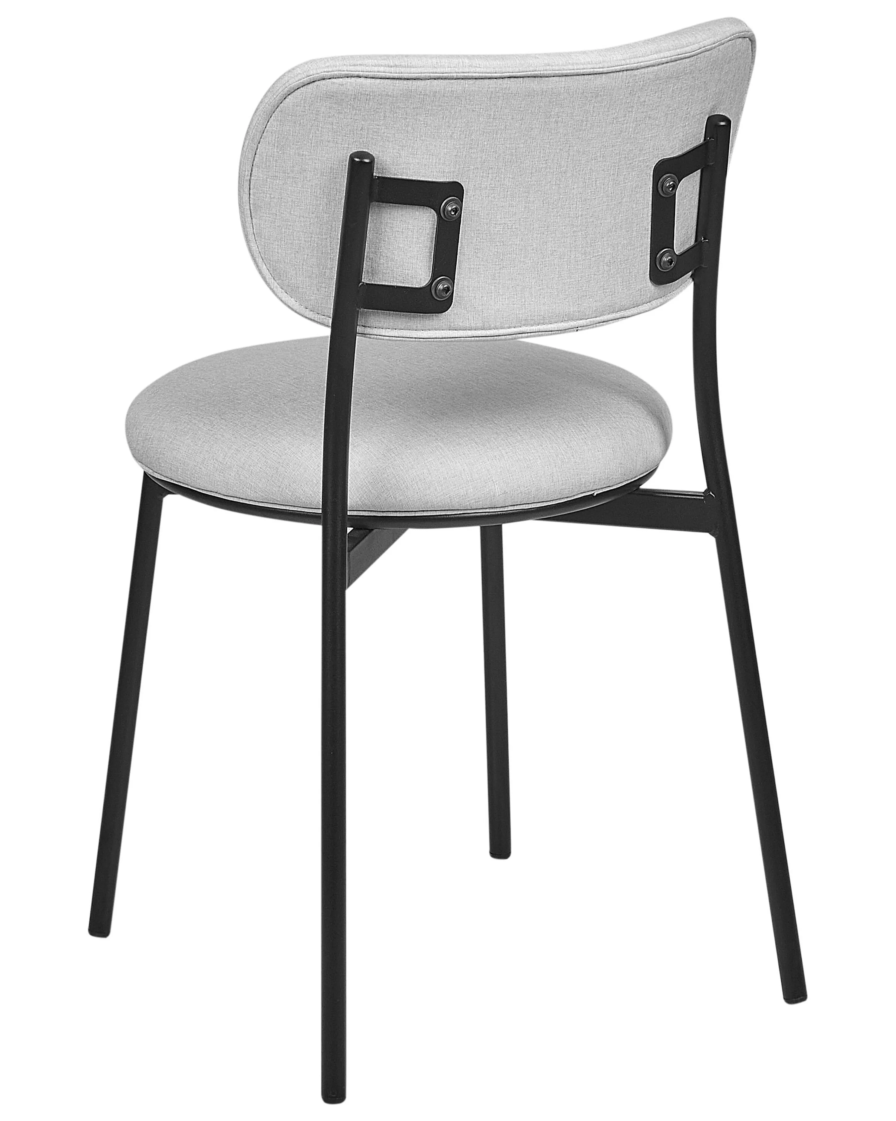 Set van 2 eetkamerstoelen CASEY Lichtgrijs