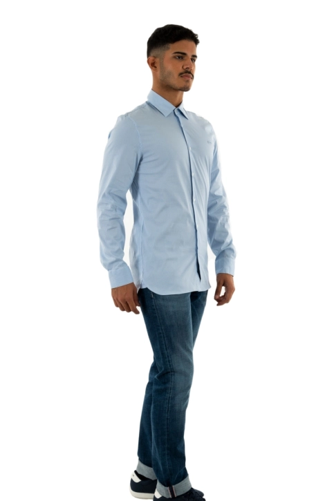 Chemise lacoste ch0198 f6z blanc/panorama