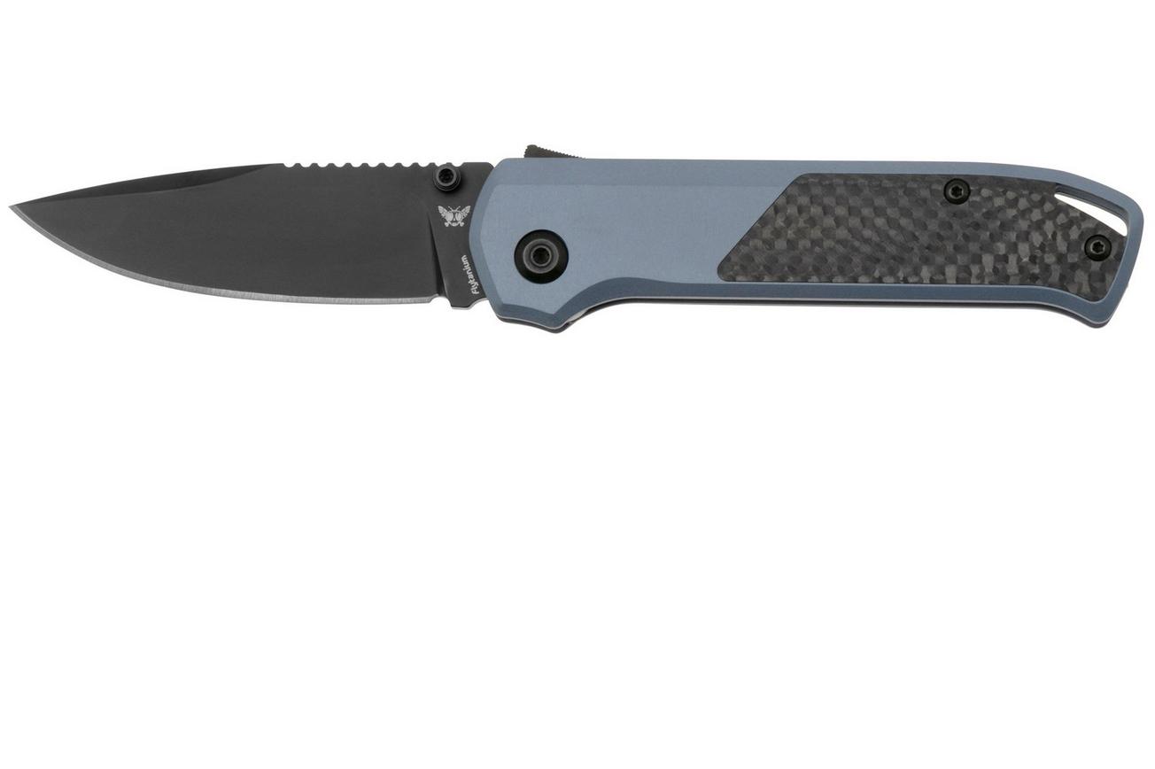 Flytanium Arcade Shark-Lock 1308 Black DLC, Blue Aluminum Carbon Inlay, zakmes