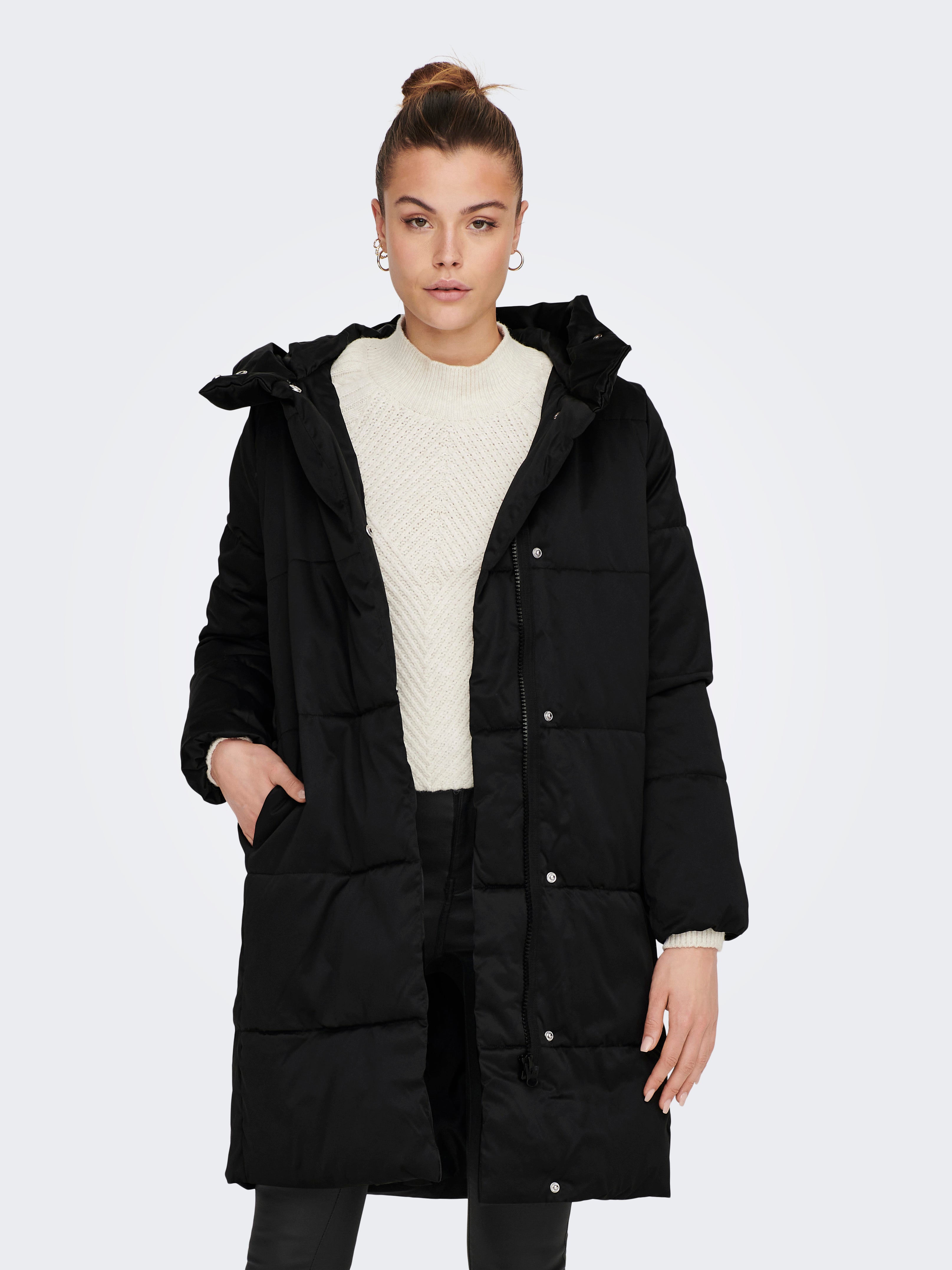 JDYMUSTANG Steppmantel Black