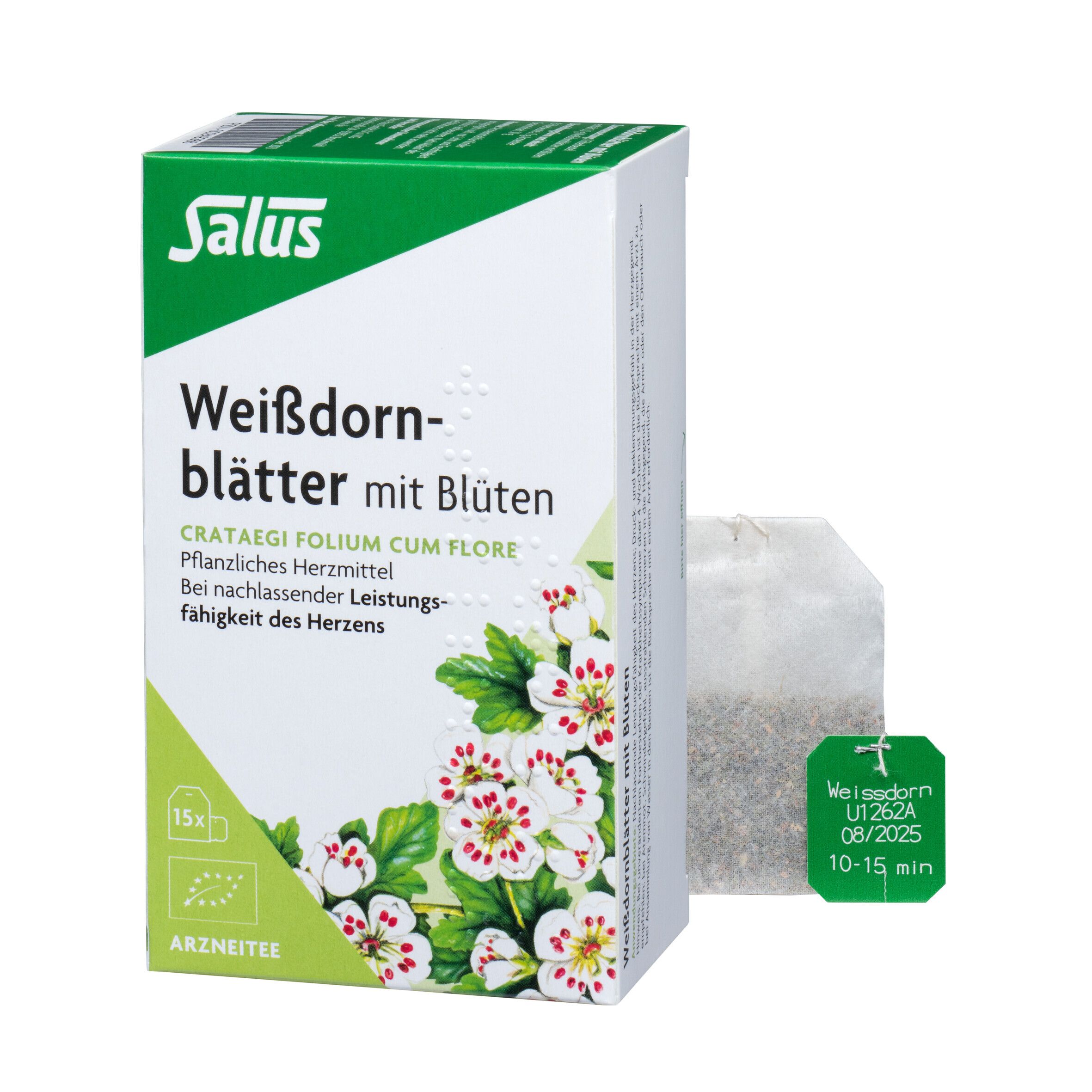 Salus® Weißdornblätter mit Blüten
