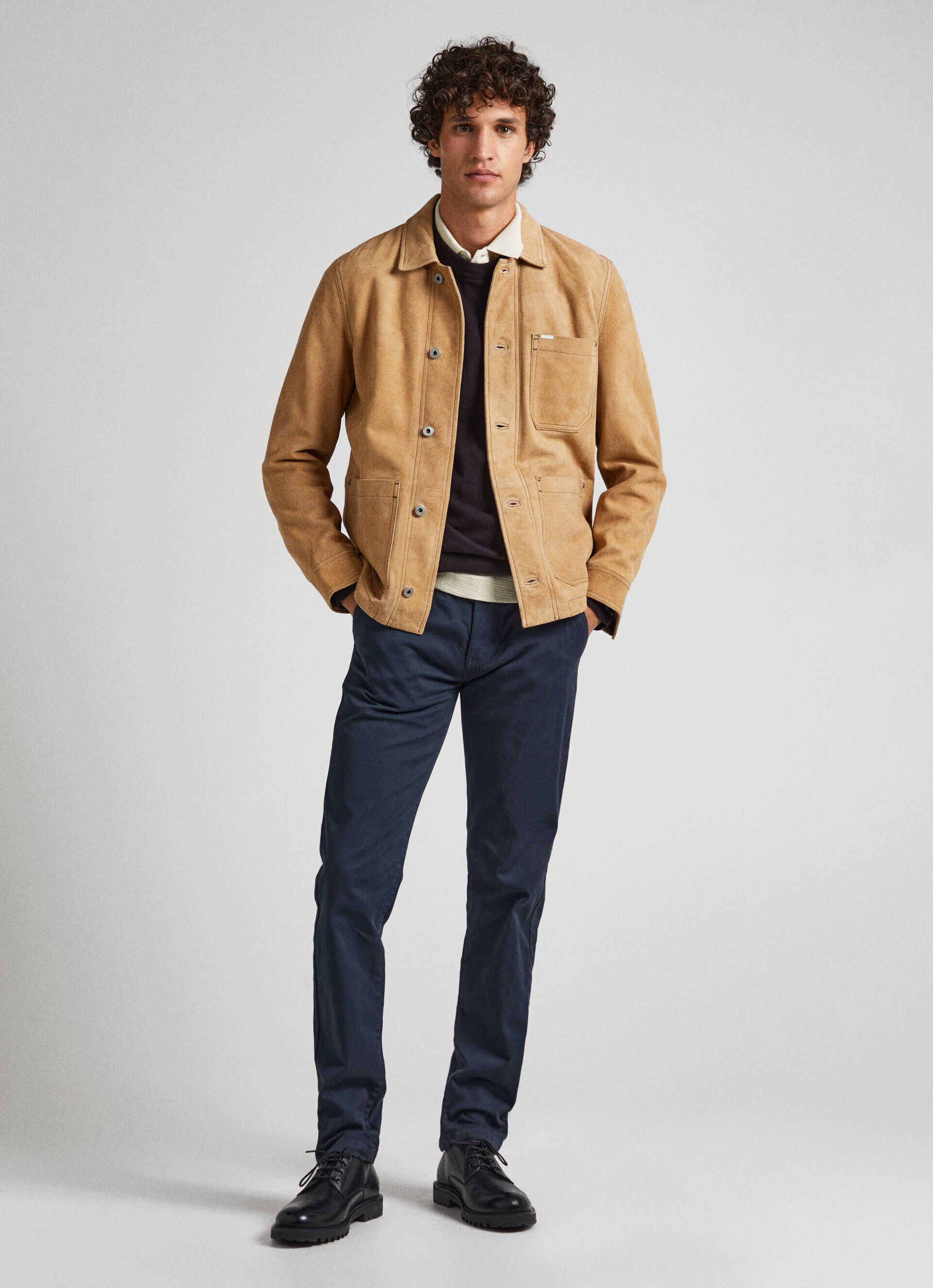 Calça chino Slim Charly - azul dulwich