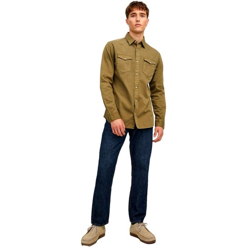 Jack & Jones - CAMISA VAQUERA HOMBRE JACK & JONES 12138115 Verde