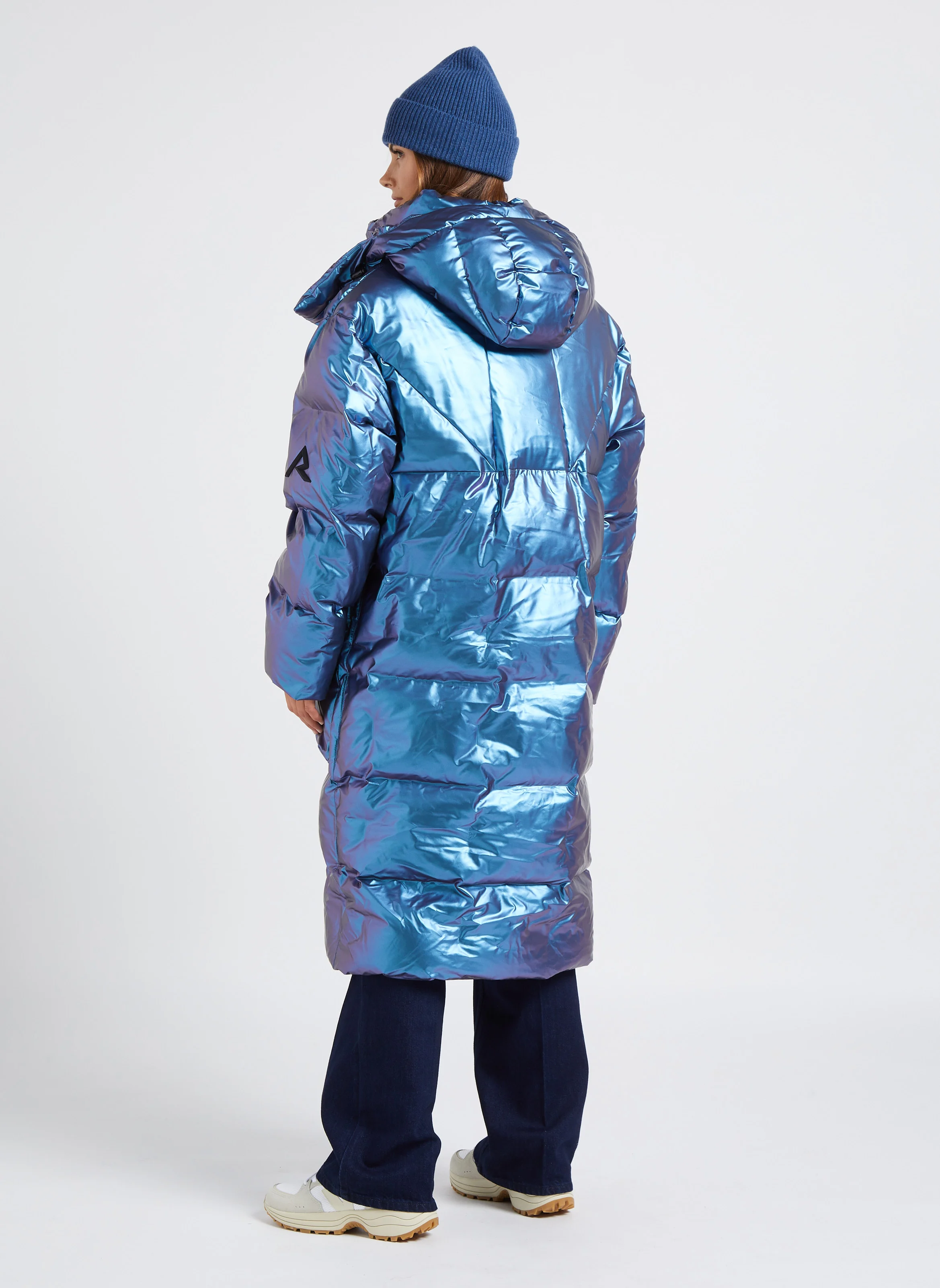 SWANN - Jean droit taille haute en coton | Bleu