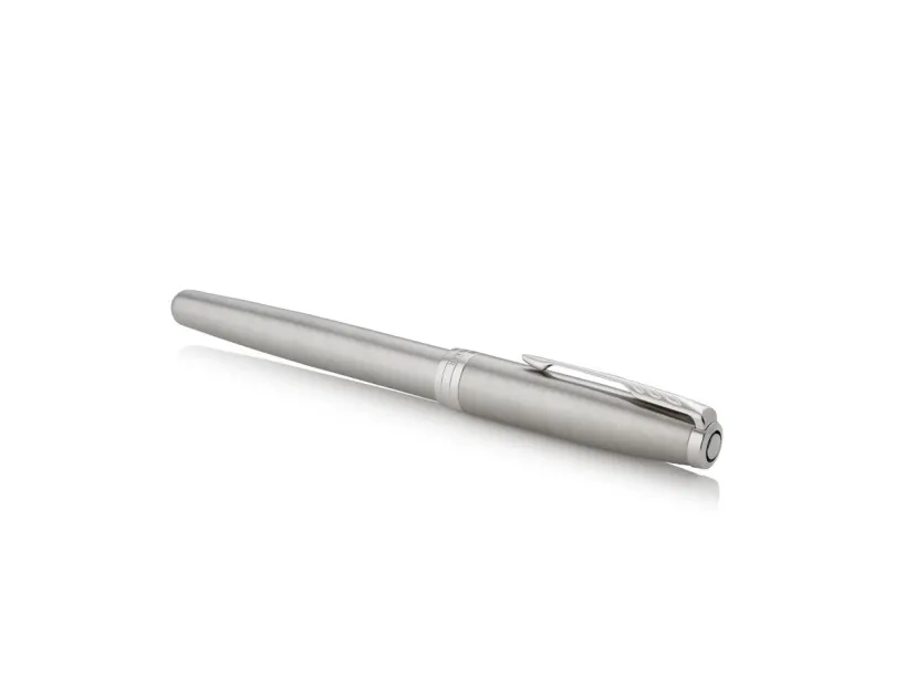 Parker Sonnet, Rustfrit Stål, Cartridge filling system, Metal, Blå, Palladium, Rustfrit Stål