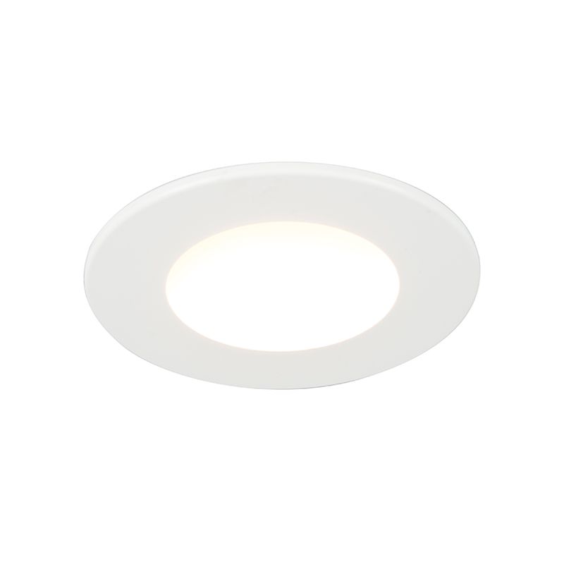 Inbouwspot wit incl. LED 350 lumen 3000K 5W IP65 - Blanca