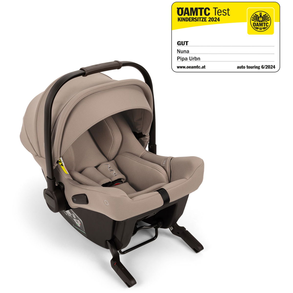 nunanuna   pipa urbn mit integrierten Isofix-Konnektoren cedar