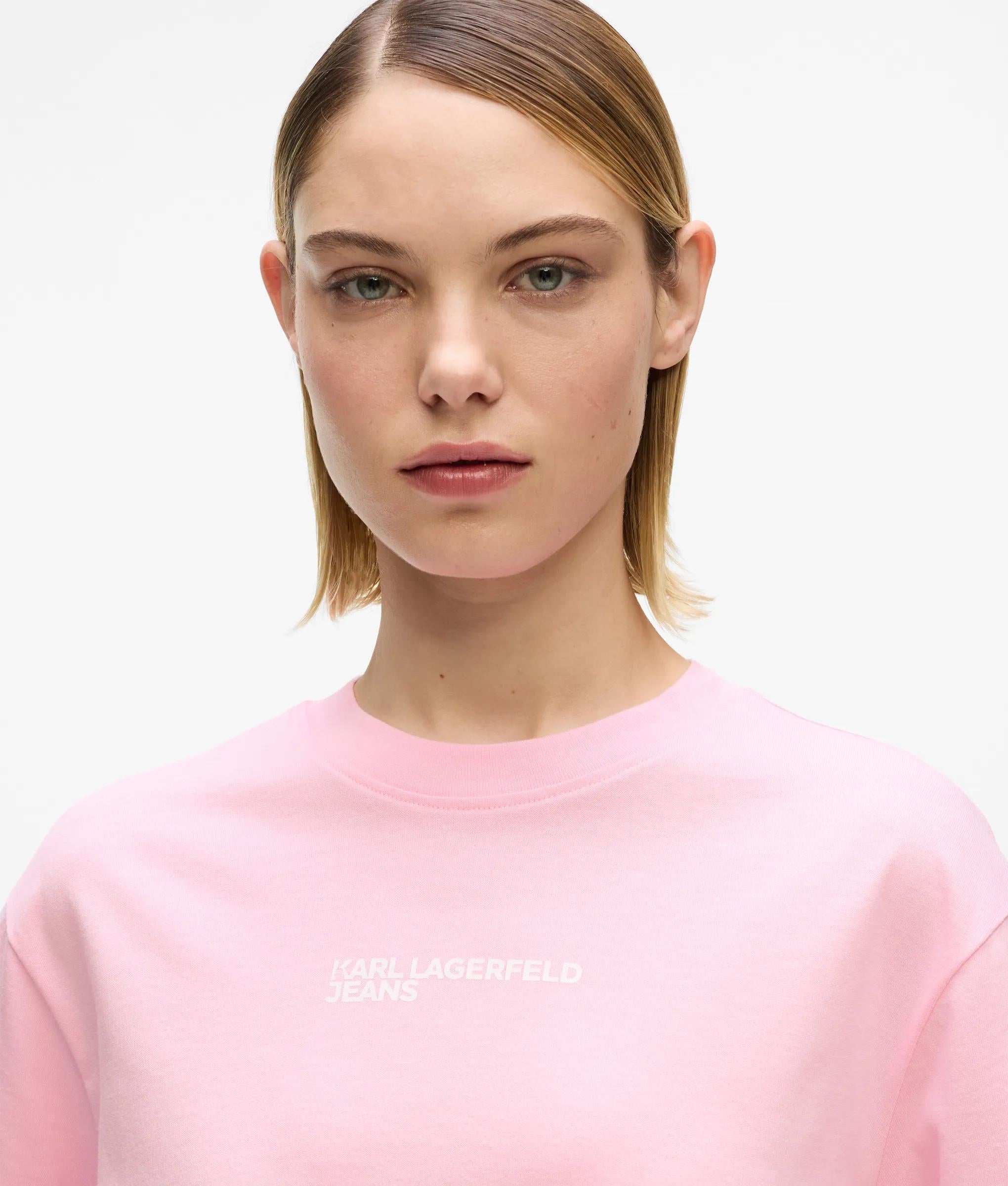 Regular-fit frame-logo t-shirt
