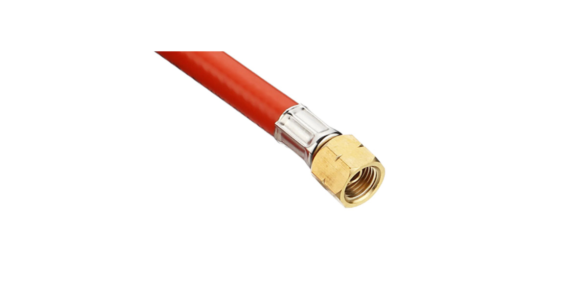 CadacGasslang met quick release 500cm  (Oranje, 1/4” LH BSP)