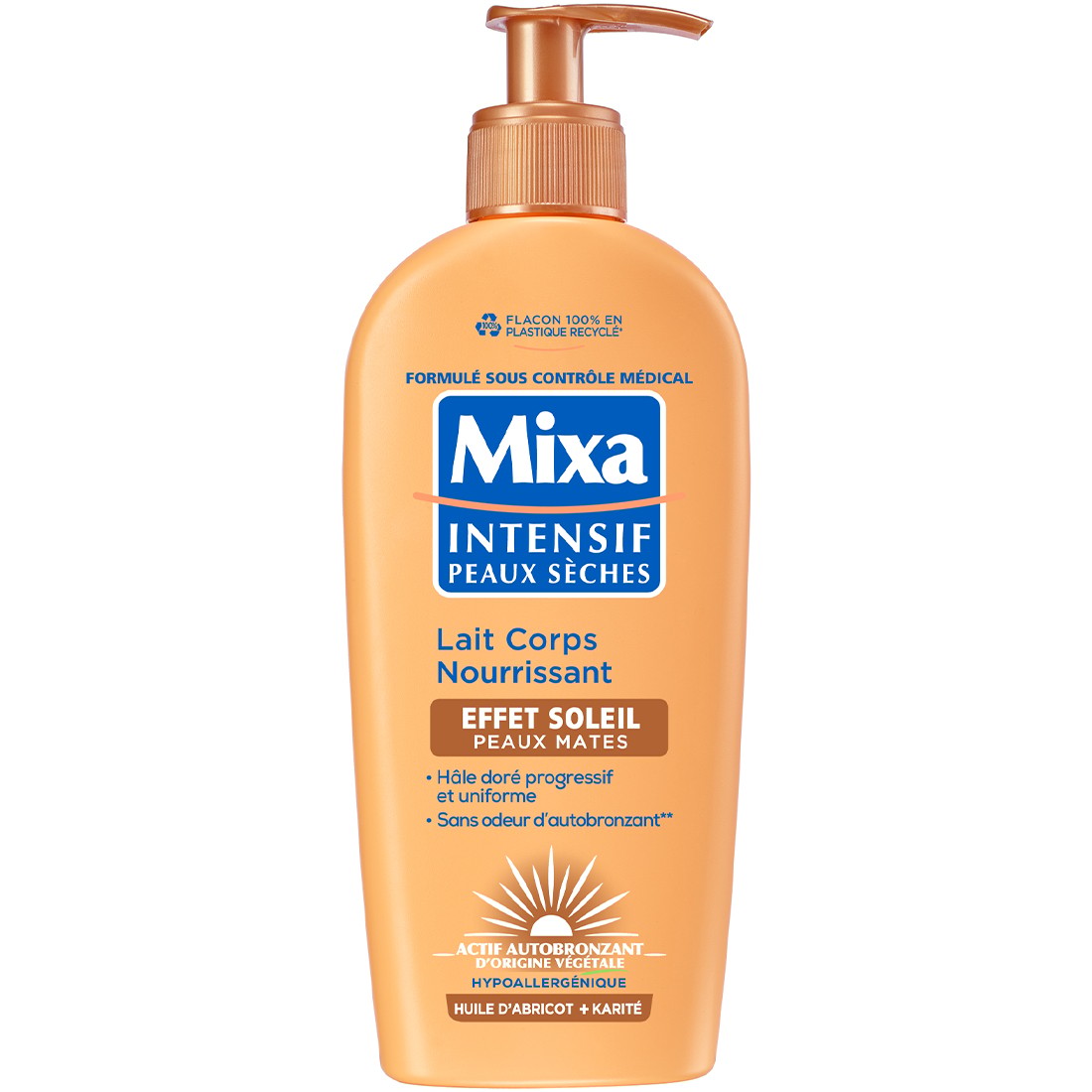 Lait corps autobronzant - Peaux mates - 250 ml