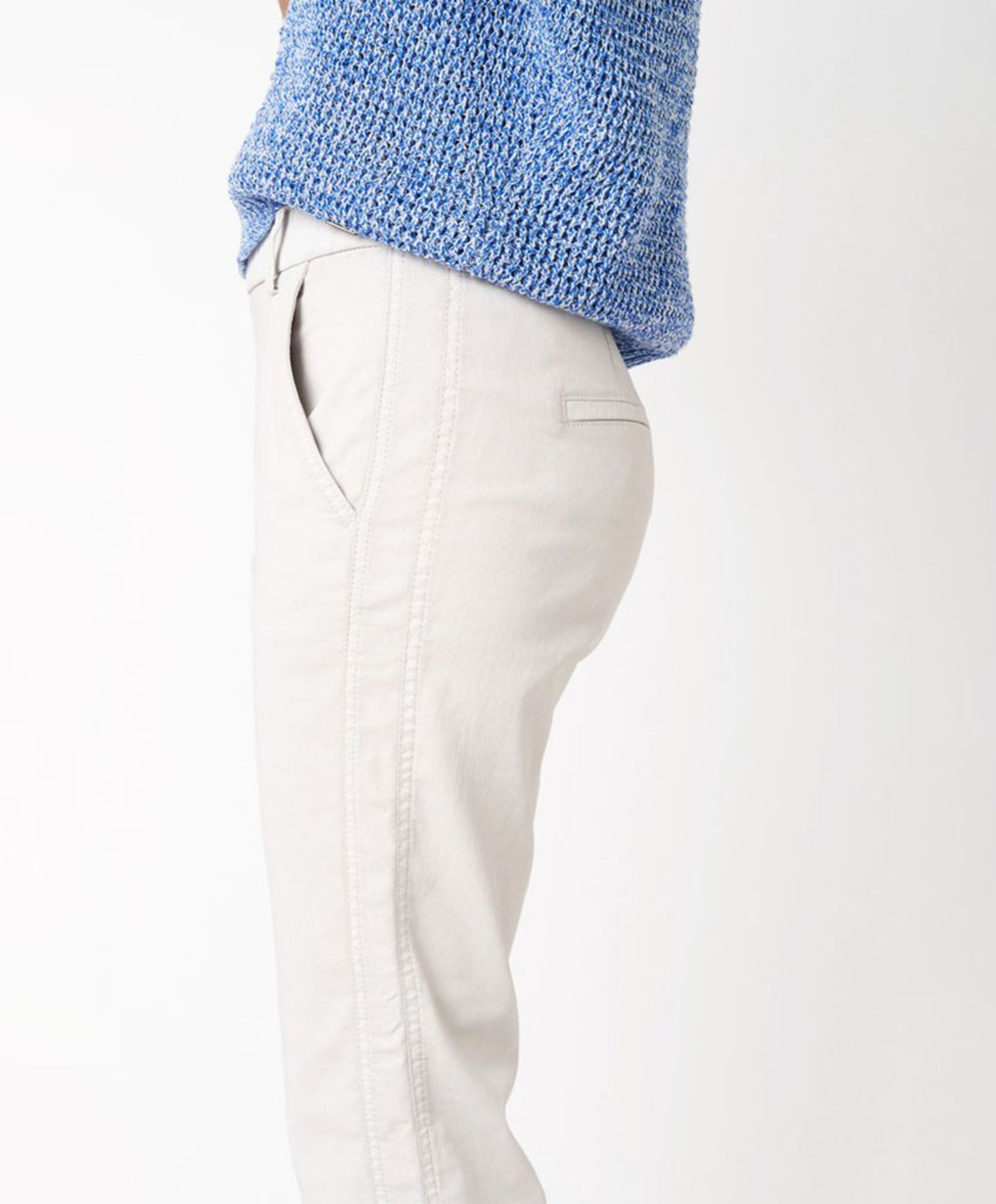 Toni Sue Cigarette 7/8 dames broek grijs