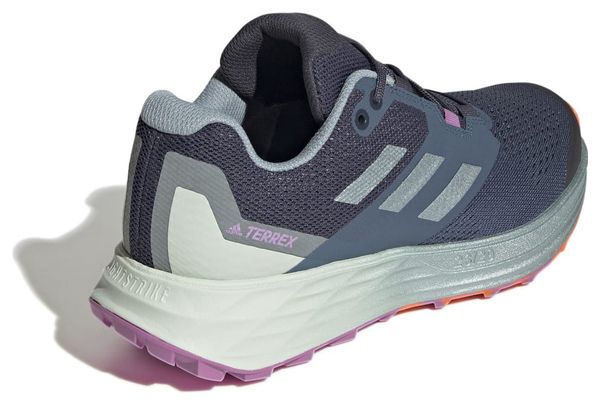 Chaussures Trail Running adidas Terrex Two Flow Bleu Rose Orange Femme