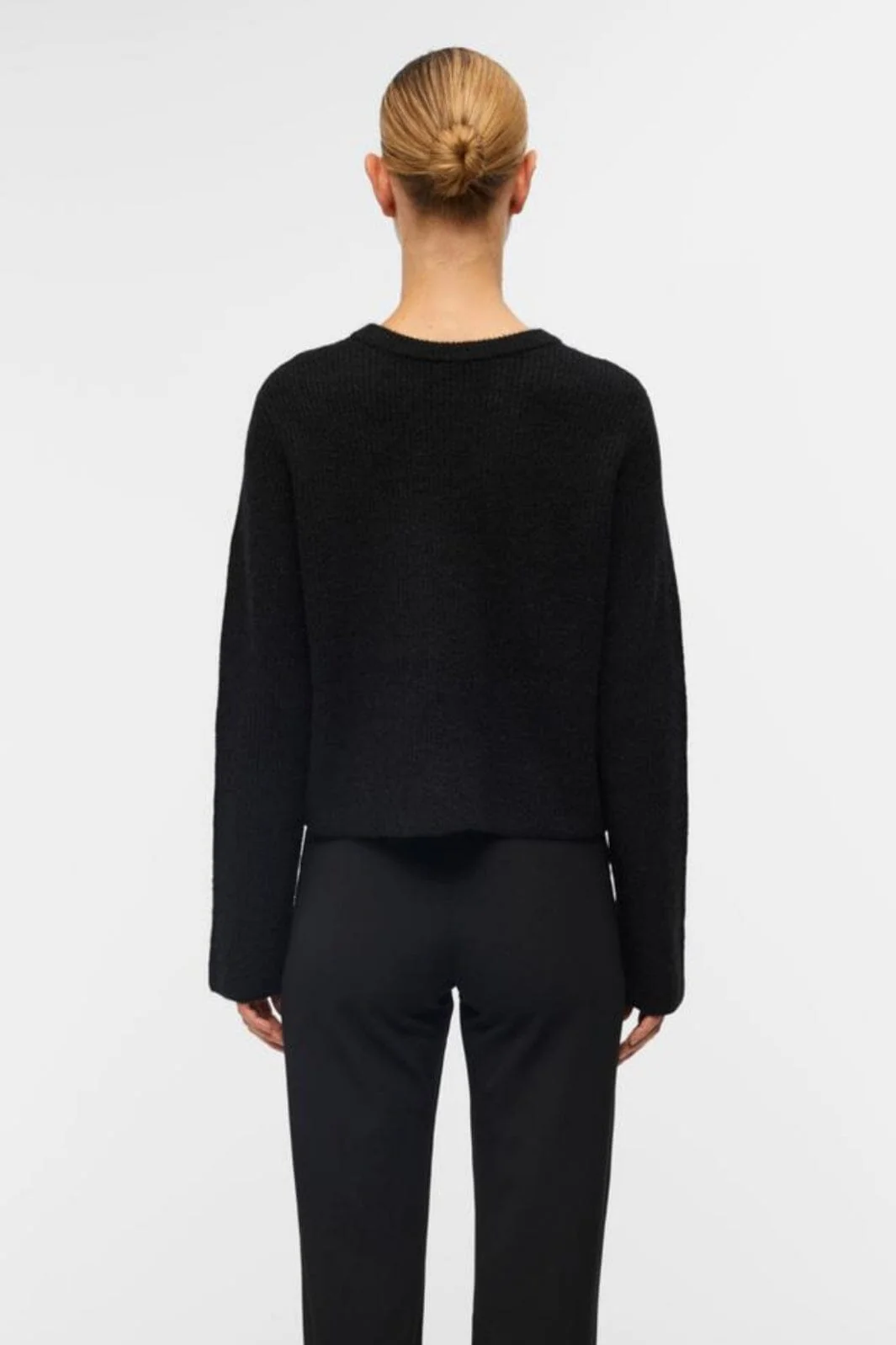 Object Objparvi Knit Cardigan 130 4447396 black melange