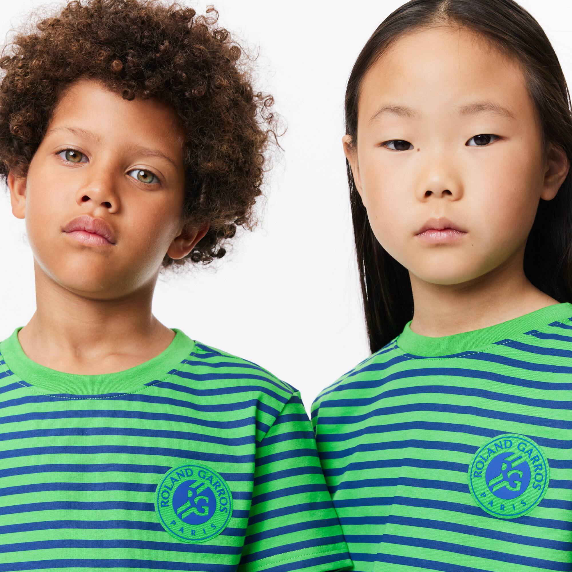 Ultra-Dry Sport Tennis-T-Shirt French Open Edition T-Shirts & Hemden - Blau - Lacoste - Kinder