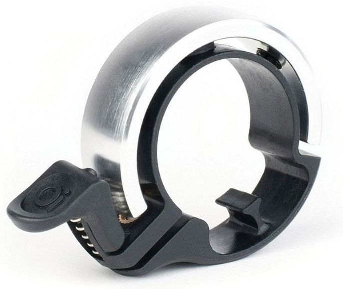 Knog Oi Classic Large fietsbel kleur Zilver