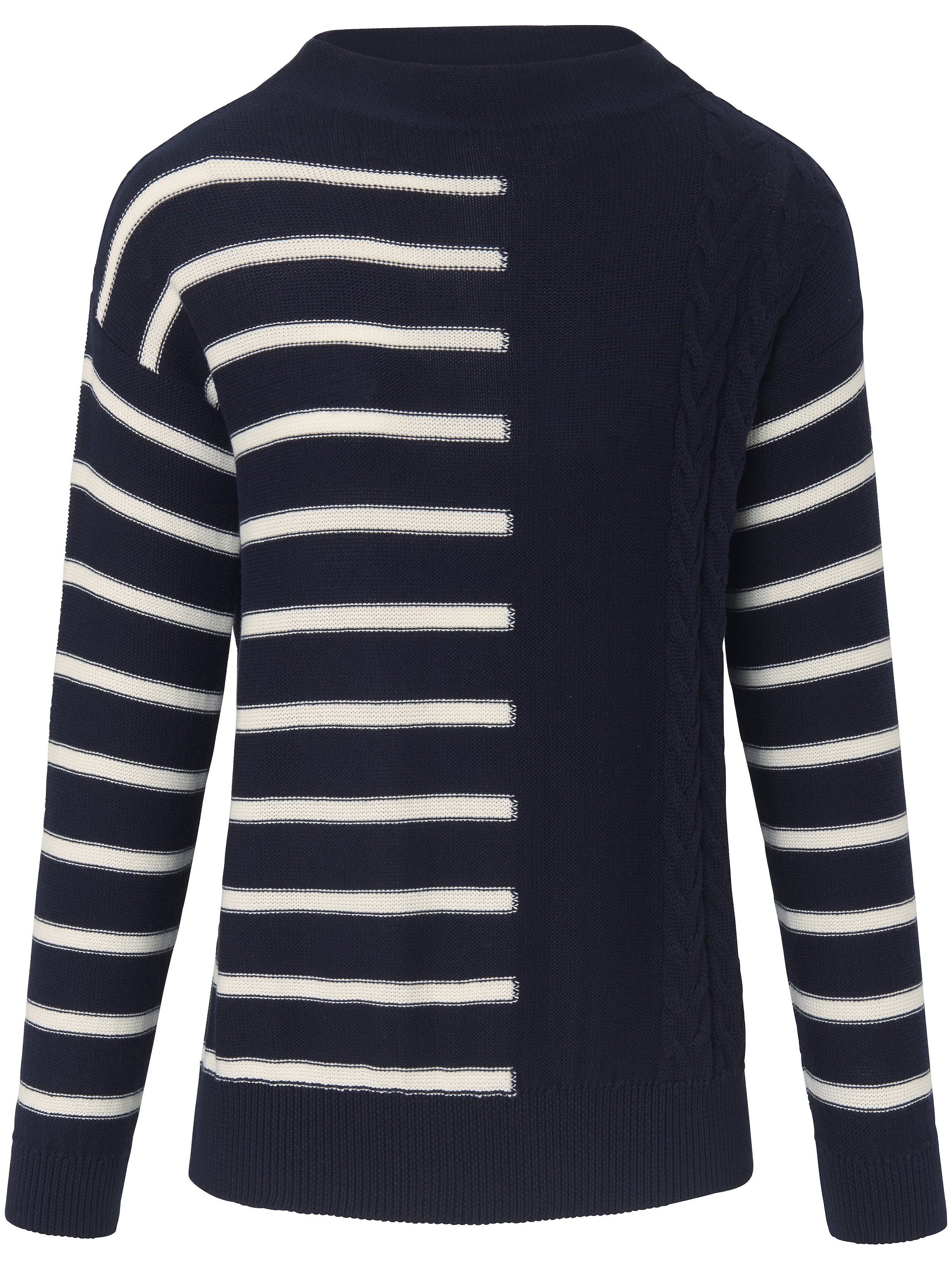 Pullover mit Stehbundkragen