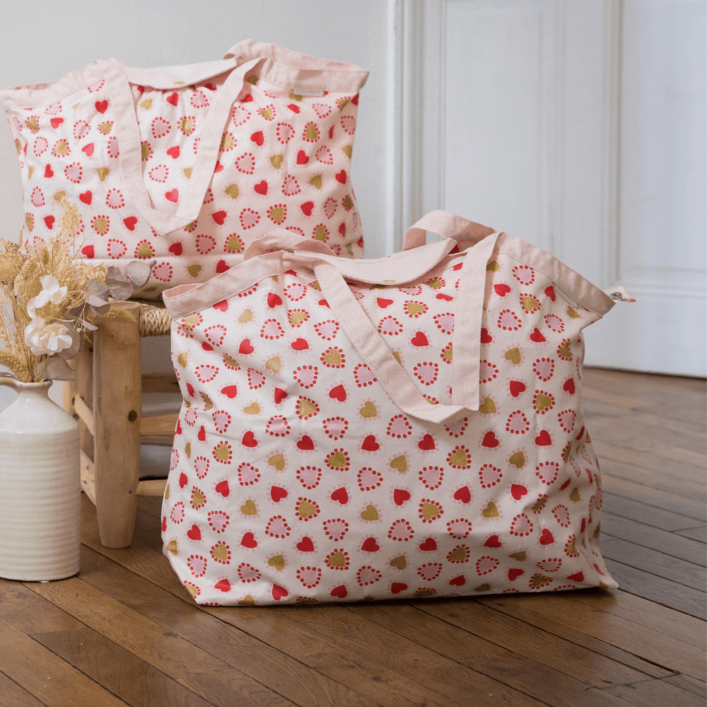 Sac Cabas Grand Petits Coeurs