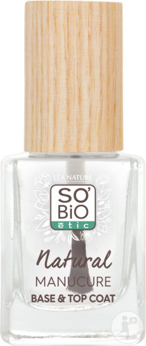 So'Bio Étic Natural Manucure Base Et Top Coat Transparent Flacon 11ml