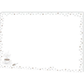 Sous-mains en papier 'Coffee', uni