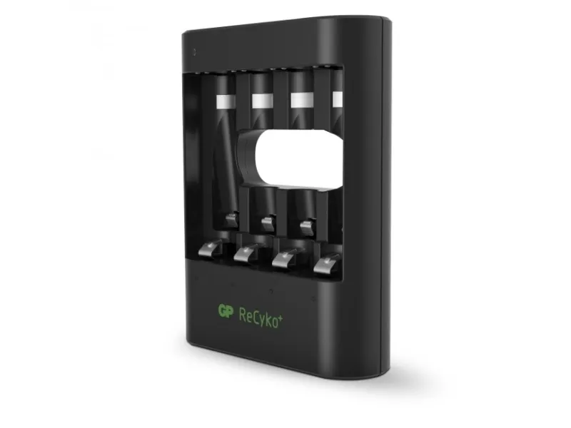 GP Batteries ReCyko  4 x AA Genopladelige Batterier 2600 mAh   Hurtig Oplader