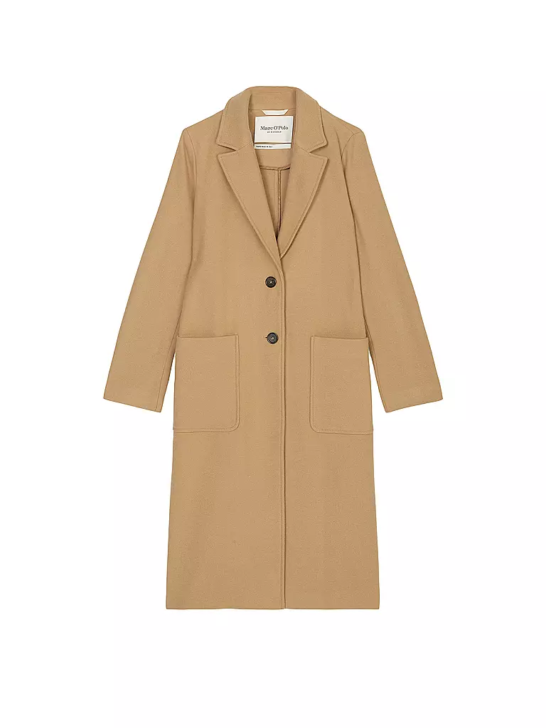 MARC O'POLO Wollmantel camel