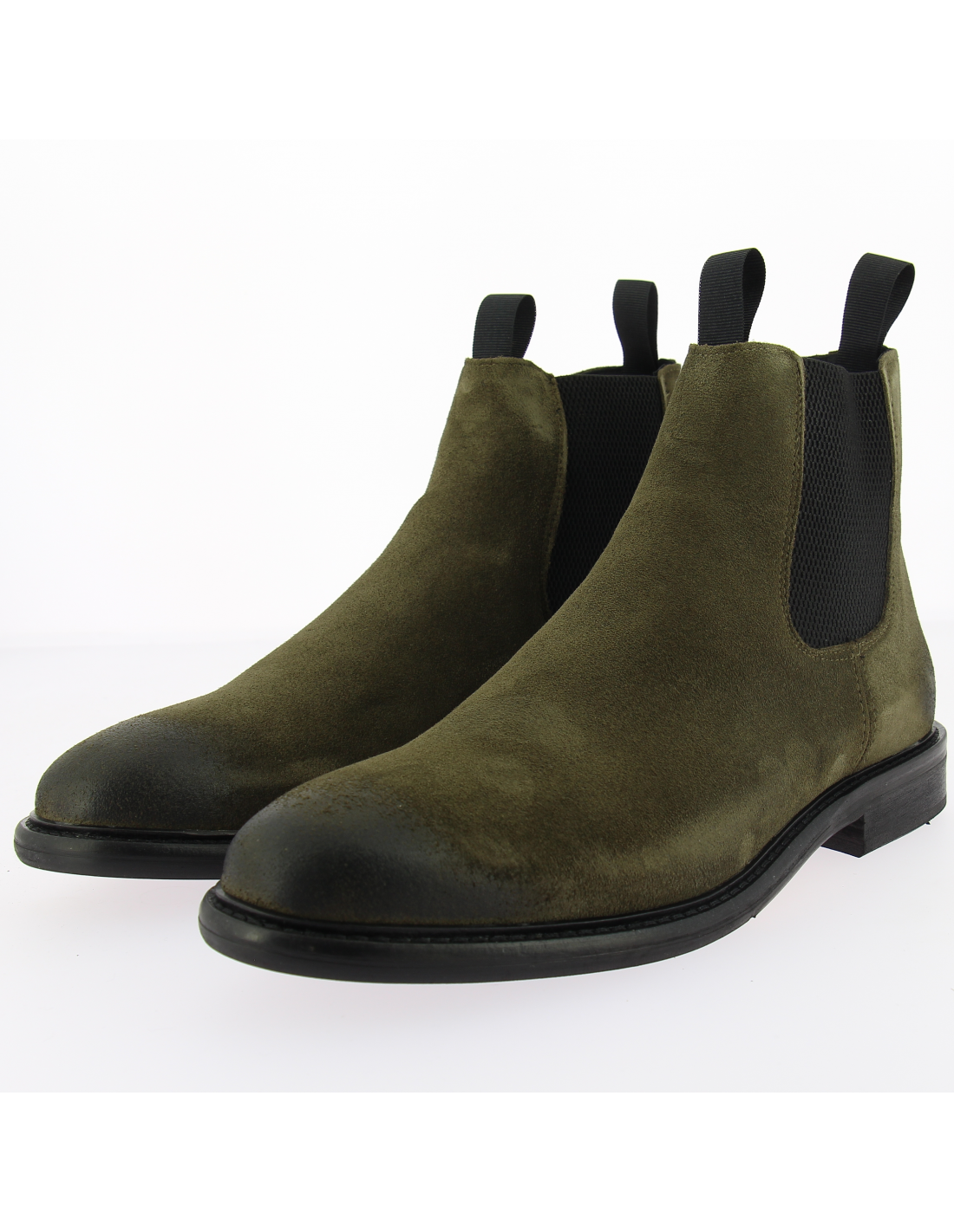 schmoove chelsea boots homme pilot chelsea cuir kaki