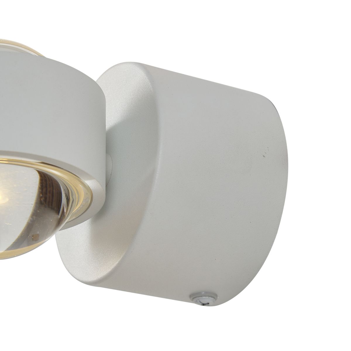 Design wandlamp wit incl. LED IP44 - Lens