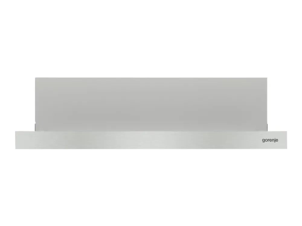 Gorenje Essential TH62E3X - Hætte - teleskopisk - bredde: 60 cm - dybde: 30.6 cm - udtrækning og recirkulation (-) - rustfrit stål
