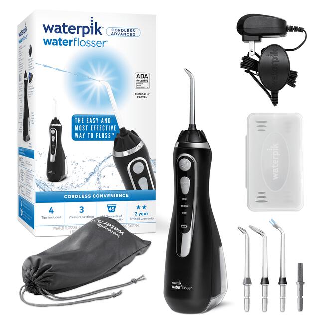 Waterpik Cordless Advanced Waterflosser Zwart - WP-582EU