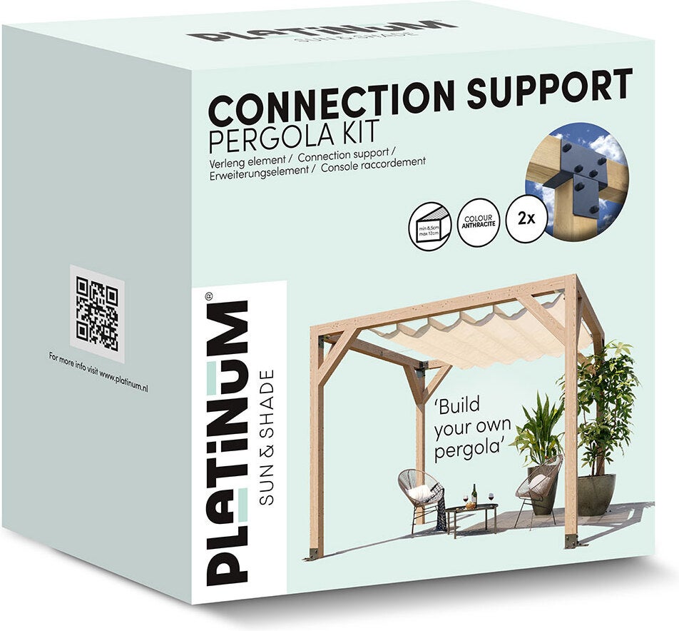 Platinum pergola kit verlengelement Sun & Shade2 stuks