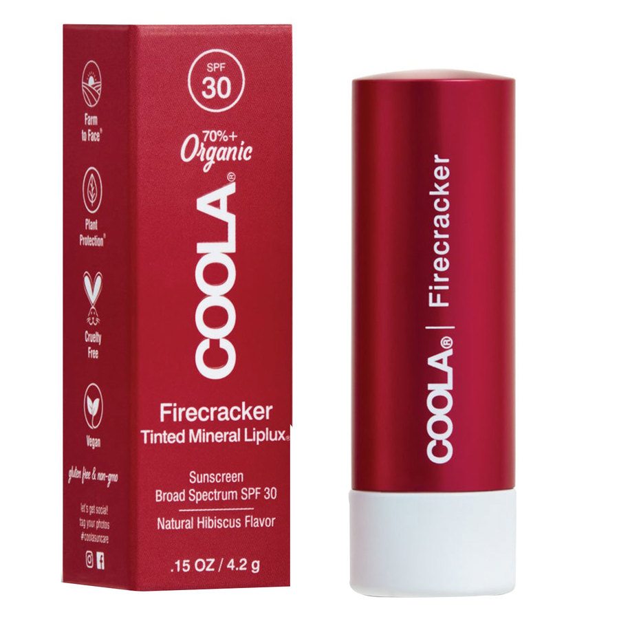 COOLA Mineral Liplux Organic SPF30 Firecracker 4,4ml