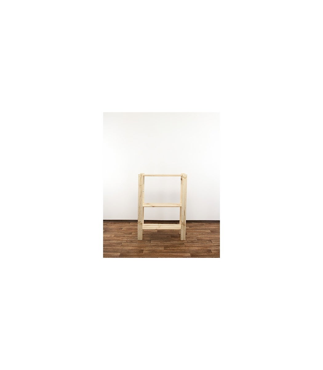PROREGAL Houten Plank Woodland HxBxD 115 x 80 x 30 cm Plankbelasting 120 kg 3 planken Dennenhout Naturel