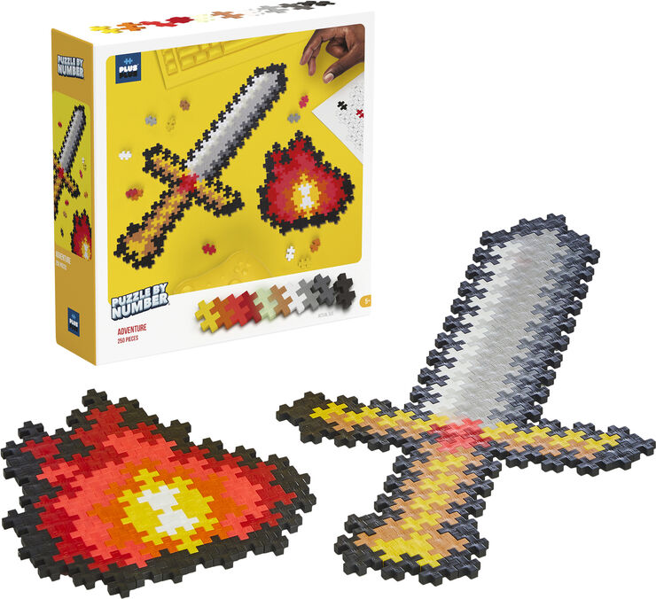 PLUS-PLUS Puzzel by Number Adventure