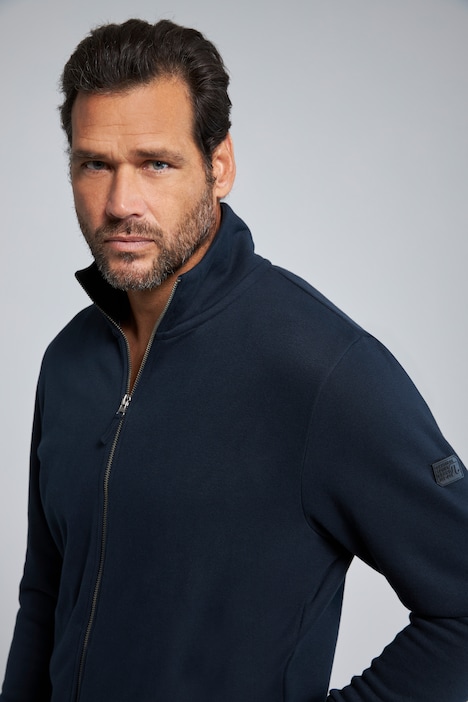 JAY-PI Sweatjacke, Stehkragen, bis 8 XL