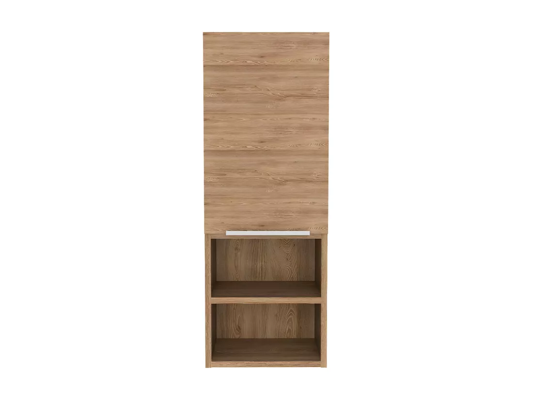Armoire murale de salle de bain Mila, avec étagères , 81.71 cm X 29.99 cm X 25.50 cm , Beige