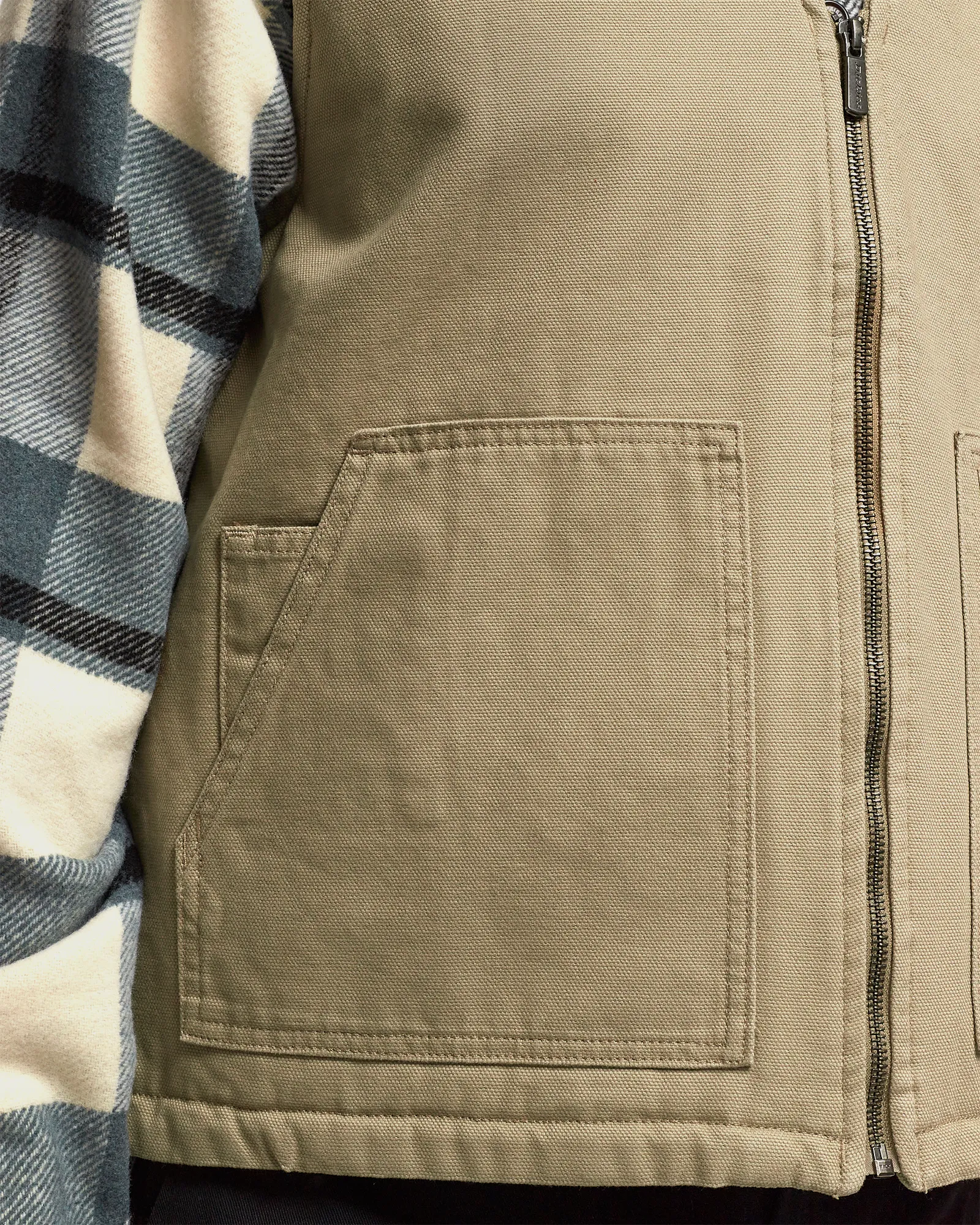 DICKIES DICKIES DUCK CANVAS SMMR VEST  SW DESERT SAND