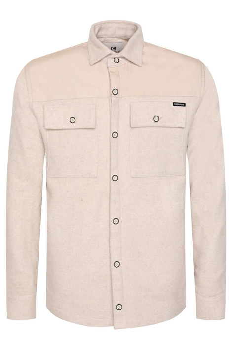 Gabbiano beige heren overhemd
