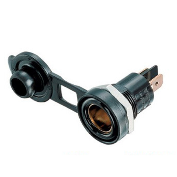 Prise 12V DIN à encastrer avec couvercle