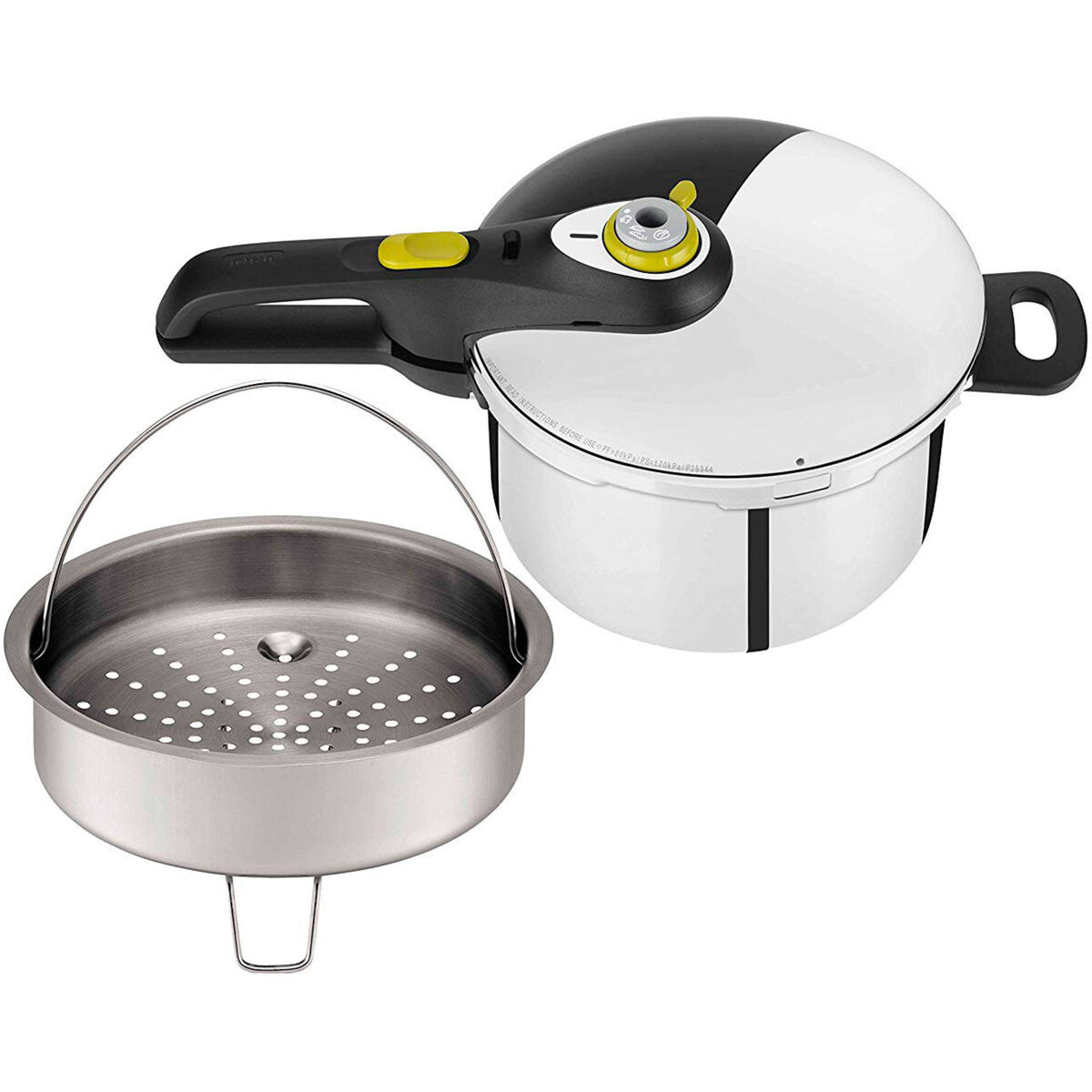 Secure 5 Neo Trykkoker 6 liter med Dampkurv