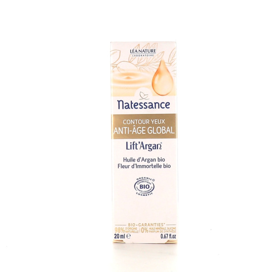 Soin contour yeux & lèvres Lift'Argan Divinissime Immortelle Natessance