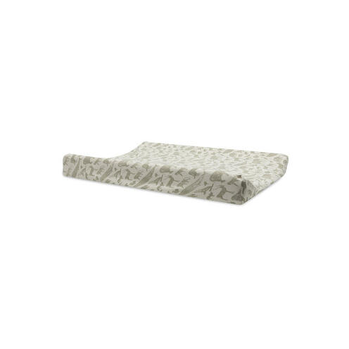 Housse Matelas à Langer Jersey 50x70cm Animals Olive Green - JOLLEIN