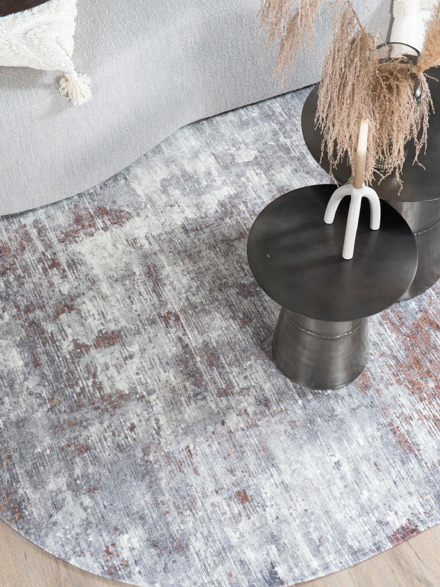 Vloerkleed Yara Gold – Ovaal 200 x 290 cm