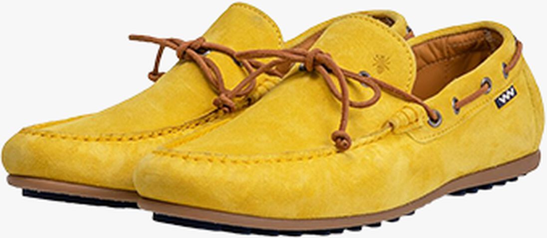 FLORIS VAN BOMMEL gele floris van bommel mocassins sfm-40009