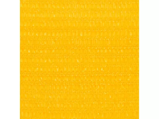 Voile d'ombrage 160 g/m² Jaune 4x4x5,8 m PEHD