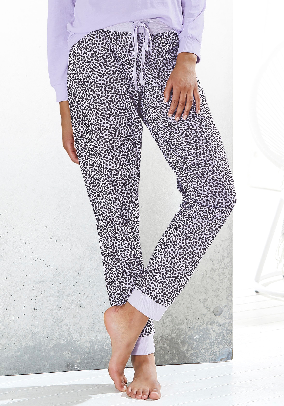 Vivance Dreams Schlafhose  mit Allover-Druck
