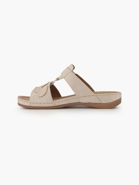 Easy Street Offener Hausschuh beige
