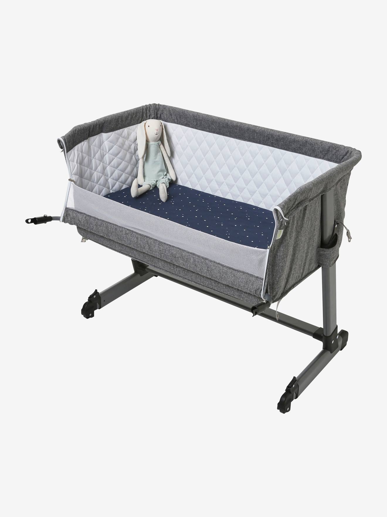 Conjunto de 2 capas de berço e para cama compartilhada em algodão orgânico* lisas e brancas